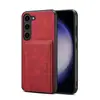 Denior Es Adecuado para Samsung S24Ultra Funda de Imitación de Cuero S22Plus Portatarjetas Funda Anticaídas para Teléfono S23Fe