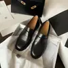 Versión de Piel de Oveja~Mocasines Británicos de Piel Genuina para Mujer Sin Cordones Persona Perezosa Tacón Grueso Zapatos Individuales Retro Academia Persona Perezosa Zapatos Pequeños de Cuero