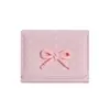 Porta-Moedas de Bolinhas com Laço ~ Multicor Novo Estilo 70% de Desconto para Mulheres, Carteira Simples de Alta Qualidade, Estoque Pronto para Exportação