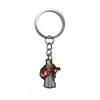 Chaveiro Criativo de Mercadoria de Série de TV Americana, Chaveiro Personalizado de Borracha Macia de PVC Cartoon, Pingente de Bolsa, Enfeite de Chave de Carro, Acessório