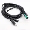 Adaptador USB Alimentado por 12V Conector Hembra Dc5.5*2.1 + Cable de Conexión de Alimentación Usb Bm Ibmpos 3m