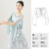 Ropa de Baile 3600 para Mujer Moderna Holgada Malla Elegante Adulto Práctica Corporal Danza Clásica China Top Manga Corta
