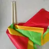 Baquetas de madera maciza, baquetas para gongs y tambores de guerra, baquetas grandes para tambores de danza, baquetas para tambor de cintura de adulto y niño, pañuelo cuadrado de seda roja para baile cuadrado