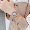 Poesía Gaudi moda europea personalidad reloj de diamantes completos temperamento femenino alto sentido de diamantes correa de cuarzo Reloj para mujer al por mayor