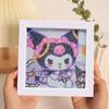 Enfeites de Pintura de Diamante, Adesivos de Desenho Animado DIY Fofos Feitos à Mão, Porta-Retratos de Acrílico, Pinturas Decorativas, Decorações para Quarto e Sala de Estar no Atacado