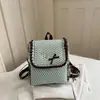 Nova mochila universitária retrô, doce e única, para mulheres em 2026, com um elegante design de renda e laço, versátil e fácil de combinar com qualquer roupa.