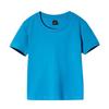 Playera Infantil de Color Puro con Logotipo Impreso Personalizado Uniforme de Clase para Estudiantes de Jardín de Niños y Primaria Cuello Redondo Manga Corta Camiseta Publicitaria Personalización de Ropa para Niños