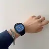 Reloj cuadrado explosivo de TikTok para mujer, estilo universitario, de cuarzo, electrónico, sencillo, de estilo coreano, para estudiantes.