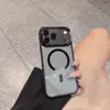 Adequado para Apple 18 Pro Max, capa de celular magnética transparente olho de águia, iPhone 17, design premium, série 14, capa protetora à prova de quedas