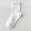 Calcetines de Verano para Mujer Delgados ins de Moda Encaje de Perlas Calcetines Cortos Transpirables Absorbentes de Sudor Boca Baja Calcetines de Mujer Medias de Verano