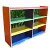 Gabinete de Combinación de Paso por Dos Lados. Gabinete de juguetes de jardín de infantes. Gabinete de Material Didáctico para Niños. Gabinete de almacenamiento. Estantería de Libros Colorida