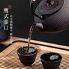 Estufa de Recinto Tetera Hirviendo Estilo Japonés Hirviendo Agua para Hacer Té Olla Doméstica de Hierro Fundido Estufa Cerámica Eléctrica Filtro Especial Tetera de Fuego de Carbón Juego Completo
