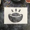Template de Pintura Spray Caractere Fu Feliz Aniversário Banquete de Hotel Atacado Molde Tema Pronto Fu Lu Shou Publicidade de Parede Externa
