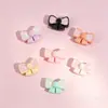 Accesorios de resina con lazo tridimensional de dos tonos empalmados para accesorios de pelo hechos a mano DIY, diademas, llaveros, materiales de pegamento de crema al por mayor