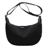 Bolsa Cruzada de Tela Oxford de Gran Capacidad Estilo Coreano para Mujer Versátil Tipo Bollo 2023 Nueva Moda Estudiante Bolso de Hombro