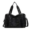 Nova Bolsa de Viagem Transfronteiriça com Estampa Estilosa de Céu Estrelado, Bolsa de Mão Exquisita para Viagens de Negócios e Deslocamento, Bolsa de Ombro, Bolsa Transversal para Yoga