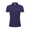 Camiseta de Trabajo con Cuello Camisero Ropa de Trabajo Personalizada Manga Corta Secado Rápido Camisa Cultural Logo Impreso Camisa Publicitaria Camisa Polo de Hielo