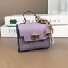 Mini carteira, chaveiro de bolsa de luxo, mini bolsa de platina, chaveiro de carro fofo e criativo, bolsa para batom e fones de ouvido