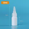 Al por mayor en stock 50ml 100ml HDPE botella blanca de apretar con boquilla puntiaguda botellas de plástico botellas dispensadoras botellas de plástico vacías