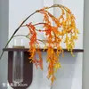 Flor de simulação laranja curry outono sol da Califórnia laranja bolha enfeites para casa paisagismo caminho de casamento flor de seda atacado