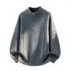 Amazon Comercio Exterior Transfronterizo Suéter de Punto para Hombre Media Cremallera Moda Versátil Tendencia Marca Estilo Coreano Casual Suéter para Hombre