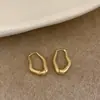 Nuevos Pendientes de Hebilla Irregulares de Geometría para Mujer Estilo Ins Sentido Único del Diseño Accesorios para Orejas Pendientes de Moda Elegantes