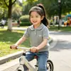 Ropa de verano casual y versátil para bebés niñas, prendas de punto para niños, camiseta de manga corta a la moda para niñas con tacto fresco