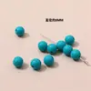 20 cuentas acrílicas redondas de color caramelo de 8 mm para bisutería DIY Hecho a mano accesorios para pendientes pulsera collar material