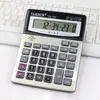 Al por mayor 12 dígitos pronunciación de la vida real a voz computadora JS777 calculadora de escritorio suministros especiales financieros