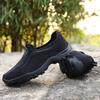 Zapatos Nuevos para Hombre Transfronterizos Pierna Exterior Zapatos Ligeros para Viaje Slip-on Suela Suave Tenis Zapatos Casuales de Cuero para Hombre