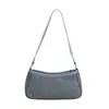Bolsa de Axila Jeans Popular Deste Ano para Mulheres Verão Nova Moda Temperamento Versátil para o Dia a Dia Bolsa de Ombro Transversal