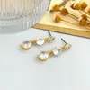 Nuevos Pendientes Exquisitos con Borlas Incrustados de Diamantes en Forma de Lágrima, Pendientes Simples y Versátiles Estilo Coreano para Mujer