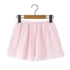 6804-26 Nuevo Estilo de Principios de Primavera Estilo Retro Francés Holgado Relajado para Casa Casual con Botones Tira de Encaje Rayados Shorts