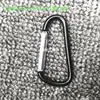 Mosquetón de Escalada, Clip para Botella de Agua, Forma de Calabaza con Anilla y Hebilla, Mosquetón de Escalada de Aleación de Aluminio para Exteriores, Tamaño 6
