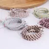 Ligas para el Cabello Trenzadas en Bloques de Color, Bandas Elásticas de Alta Elasticidad, Cuerdas Trenzadas Hechas a Mano Engrosadas, Cuerdas para el Cabello Anudadas al por Mayor