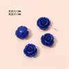 12mm Colorido Botão de Rosa Rosa Claro Contas DIY Material para Acessórios de Joias de Orelha Colar Pulseira