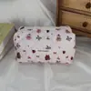 [Design Protegido por Direitos Autorais] Estojo de Papelaria Doce e Fofo Estilo Coreano, Bolsa Multifuncional para Maquiagem, Bolsa para Armazenamento Diversos, Estojo de Lápis de Grande Capacidade