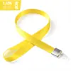 Lanyard con permiso de trabajo aleación de aluminio gancho transparente cuerda para insignia lanyard tarjeta de identificación de empleado se puede imprimir logo especial para exposiciones