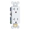 Serie norteamericana Toma de corriente de calibre americano Toma blanca estándar para el hogar americano con TR 20A 125V Toma de pared de calibre americano UL