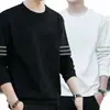 Sudadera con capucha para hombre para primavera y otoño 2025, estilo nuevo para adolescentes, corte holgado, negra, peso pesado, chaqueta sin capucha, versátil