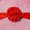 Tela Roja Grande Cinta de Seda Roja Cinta de Apertura Corte de Cinta Flor Roja Grande Descubrimiento Tela Roja Boda Tela Roja Baile Twist Yangko Lazo Flor Tela Roja