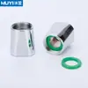 Bico de saída de água para torneira de pia de cozinha, bico quadrado cromado, bico octogonal, aerador com filtro Dan, acessórios para torneira 22