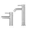 Grifo de Acero Inoxidable 304 de un Solo Uso Frío Transfronterizo para Lavabo de Baño Doméstico, Grifo de un Solo Agujero Frío y Caliente