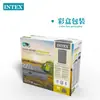 Colchón de Aire Doble Intex Gris con Bomba Eléctrica USB Integrada, Superficie Afelpada, Inflable, Venta al por Mayor