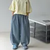 Tienda de Algodón Pantalones Vaqueros para Niños Verano Pantalones Infantiles 2026 Nuevo Estilo Coreano Delgados Transpirables Casuales Moda Infantil