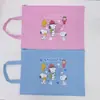 Bolsa para archivos A4 de Snoopy transfronteriza, bolsa de almacenamiento de papelería de doble capa, linda bolsa de almacenamiento de archivos impermeable de dibujos animados para estudiantes
