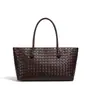 Bolsa Tecida com Padrão Transfronteiriço para Mulheres 2026 Nova Moda Bolsa Tote de Grande Capacidade Casual Retrô para o Dia a Dia Bolsa de Ombro de Mão