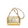 Aliexpress Bolsos Cuadrados Tejidos de Doble Hombro Más Vendidos Verano 2025 Nuevo Estilo Bolso de Hombro de Piel de Ternera Completamente de Cuero Estilo Mini Francés
