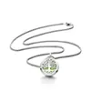 Transfronterizo TEMU Xiyin Amazon Nuevo Acero de Titanio Aromaterapia Aceite Esencial Perfume Collar Colgante Grande Moda Joyería Accesorios