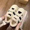 Botas de Nieve Cálidas de Felpa de Suela Gruesa para Mujer 2026 Invierno Nuevos Zapatos Delgados de Felpa Velcro Zapatos de Piel Zapatos Mujer